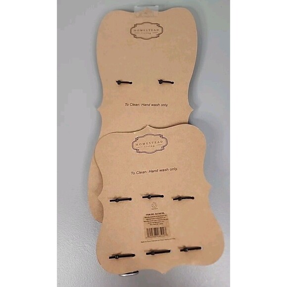 Slotted Spoon SET Cheese Knife Set LOT Wood Galvanized Metal Handle Farmhouse - Picture 10 of 10